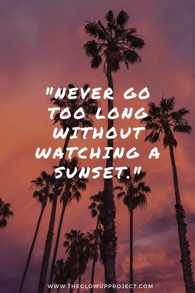 sunset quotes for instagram