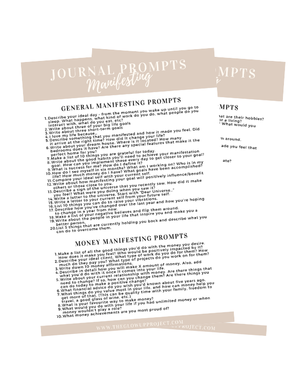 Manifesting Journal Prompts